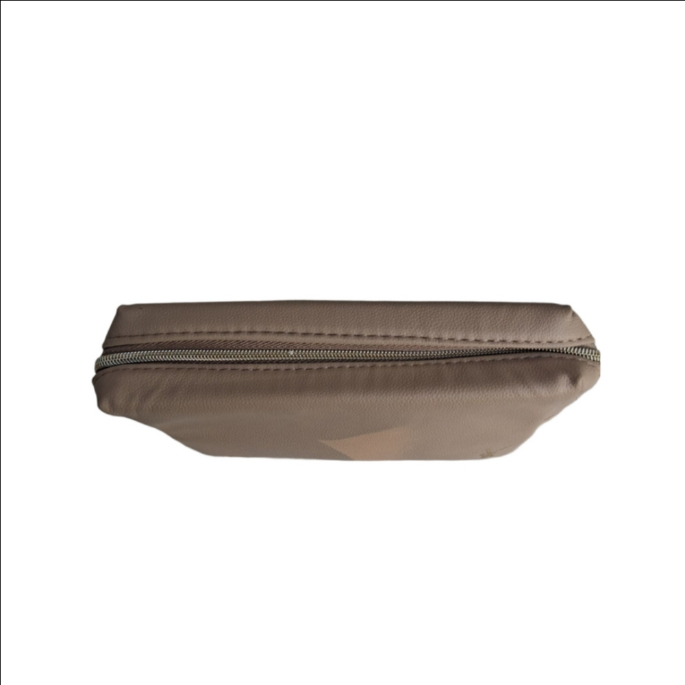 New Yves Saint Laurent Beige Cosmetic Bag Pouch Makeup Small - Picture 2 of 10